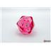 23084 Pink/White Translucent Dice