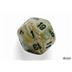 22409 Marble Mega-hedral Green/dark green 7-Die Set