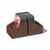 UGD-011141-010-00 Ultimate Guard Return To Earth Boulder Deck Case 100+ Standard Size Brown