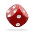 ODD410024 Oakie Doakie Dice D6 Dice 16 mm Solid - Red (12)