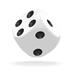 ODD410028 Oakie Doakie Dice D6 Dice 16 mm Solid - White (12)