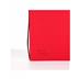 TcgLab 9-Pocket Trading card binder with zipper - 468 rosso - zip gialla
