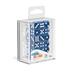 ODD400003 Oakie Doakie Dice D6 Dice 12 mm Marble - Blue (36)