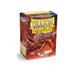 AT-11007 Dragon Shield Standard Sleeves - Matte Red (100 Sleeves)