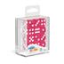 ODD410019 Oakie Doakie Dice D6 Dice 16 mm Speckled - Pink (12)