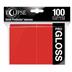 E-15604 Deck Protector Gloss Eclipse - Apple Red (100 Sleeves)