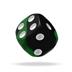 ODD400044 Oakie Doakie Dice D6 Dice 12 mm Glow in the Dark - Biohazard (36)