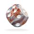 ODD410032 Oakie Doakie Dice D6 Dice 16 mm Gemidice - Silver-Rust (12)