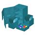 UGD011239 Ultimate Guard Twin Flip`n`Tray 160+ XenoSkin Monocolor Petrol