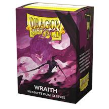 AT-15056 Dragon Shield Dual Matte Sleeves - Wraith 'Alaric, Chaos Wraith' (100 Sleeves)