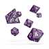 ODD500007 Oakie Doakie Dice RPG Set Marble - Purple (7)