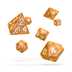 ODD500008 Oakie Doakie Dice RPG Set Marble - Orange (7)