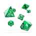 ODD500010 Oakie Doakie Dice RPG Set Translucent - Green (7)