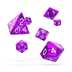 ODD500013 Oakie Doakie Dice RPG Set Translucent - Purple (7)