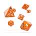 ODD500014 Oakie Doakie Dice RPG Set Translucent - Orange (7)
