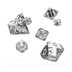 ODD500015 Oakie Doakie Dice RPG Set Translucent - Clear (7)