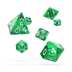 ODD500016 Oakie Doakie Dice RPG Set Speckled - Green (7)