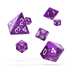 ODD500021 Oakie Doakie Dice RPG Set Speckled - Purple (7)