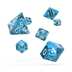 ODD500022 Oakie Doakie Dice RPG Set Speckled - Light Blue (7)