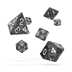 ODD500023 Oakie Doakie Dice RPG Set Speckled - Black (7)