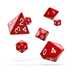 ODD500024 Oakie Doakie Dice RPG Set Solid - Red (7)