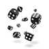 ODD400027 Oakie Doakie Dice D6 Dice 12 mm Solid - Black (36)