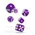 ODD410030 Oakie Doakie Dice D6 Dice 16 mm Solid - Purple (12)