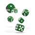 ODD410025 Oakie Doakie Dice D6 Dice 16 mm Solid - Green (12)