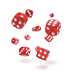 ODD400017 Oakie Doakie Dice D6 Dice 12 mm Speckled - Red (36)