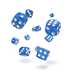 ODD400018 Oakie Doakie Dice D6 Dice 12 mm Speckled - Blue (36)