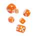 ODD410014 Oakie Doakie Dice D6 Dice 16 mm Translucent - Orange (12)