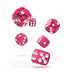 ODD410019 Oakie Doakie Dice D6 Dice 16 mm Speckled - Pink (12)