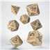 Call of Cthulhu Beige & black Dice Set (7)