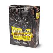 AT-11102 Dragon Shield Small Sleeves - Japanese Matte Black (60 Sleeves)