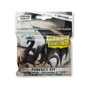 AT-13123 Dragon Shield Standard Perfect Fit Sideloading Sleeves - Clear/Smoke (100 Sleeves)