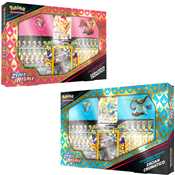 Pokemon - Collezione premium statuina Zacian/Zamazenta crom Zenit Regale 