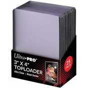 E-81158 Toploader Black Border Premium 3" x 4"