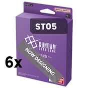 Display 6x Gundam Card Game Starter Deck [ST05] (tcg+ preferential)