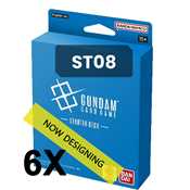 Display 6x Gundam Card Game Starter Deck [ST-08] (tcg+ preferential)