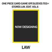 Display 12x One Piece Card Game Off.Sleeves TCG+ Stores Lim. Edit. Vol.6 - Law