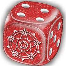 FOW Force of Will dado D6 Fuoco
