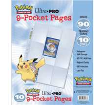 E-84847 Espositore 10 Fogli Trasparenti 9 Tasche Pokémon