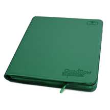 UGD010469 Ultimate Guard 12-Pocket QuadRow ZipFolio XenoSkin Green