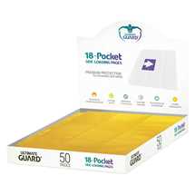 UGD010487 Ultimate Guard 18-Pocket Pages Side-Loading Yellow (50)