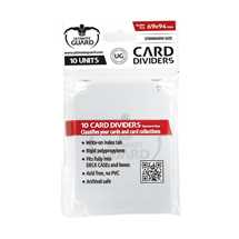 UGD010089 Ultimate Guard Card Dividers Standard Size Transparent (10)