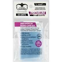 UGD010280 Ultimate Guard Premium Soft Sleeves for Board Game Cards Mini American 44x67mm (50)