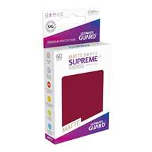 UGD010610 Ultimate Guard Supreme UX Sleeves Japanese Size Matte Burgundy (60)
