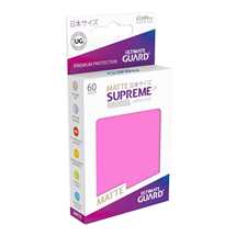 UGD010600 Ultimate Guard Supreme UX Sleeves Japanese Size Matte Pink (60)