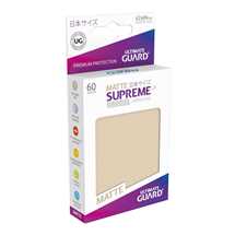 UGD010604 Ultimate Guard Supreme UX Sleeves Japanese Size Matte Sand (60)