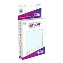UGD010590 Ultimate Guard Supreme UX Sleeves Japanese Size Matte Transparent (60)